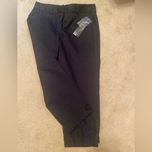 NWT Kim Rogers 6 petite Capri navy pants career wear office wear business casual